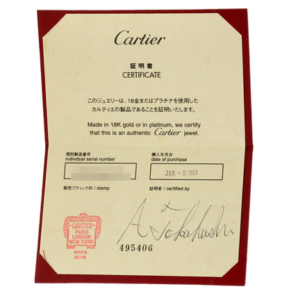 CARTIER Lanière # 53 Ring K18 Pink Gold Ladies [Used]