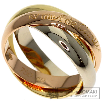 CARTIER Trinity #49 Ring K18 Yellow Gold K18 White GoldLadies [Used]