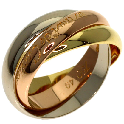 CARTIER Trinity #49 Ring K18 Yellow Gold K18 White GoldLadies [Used]