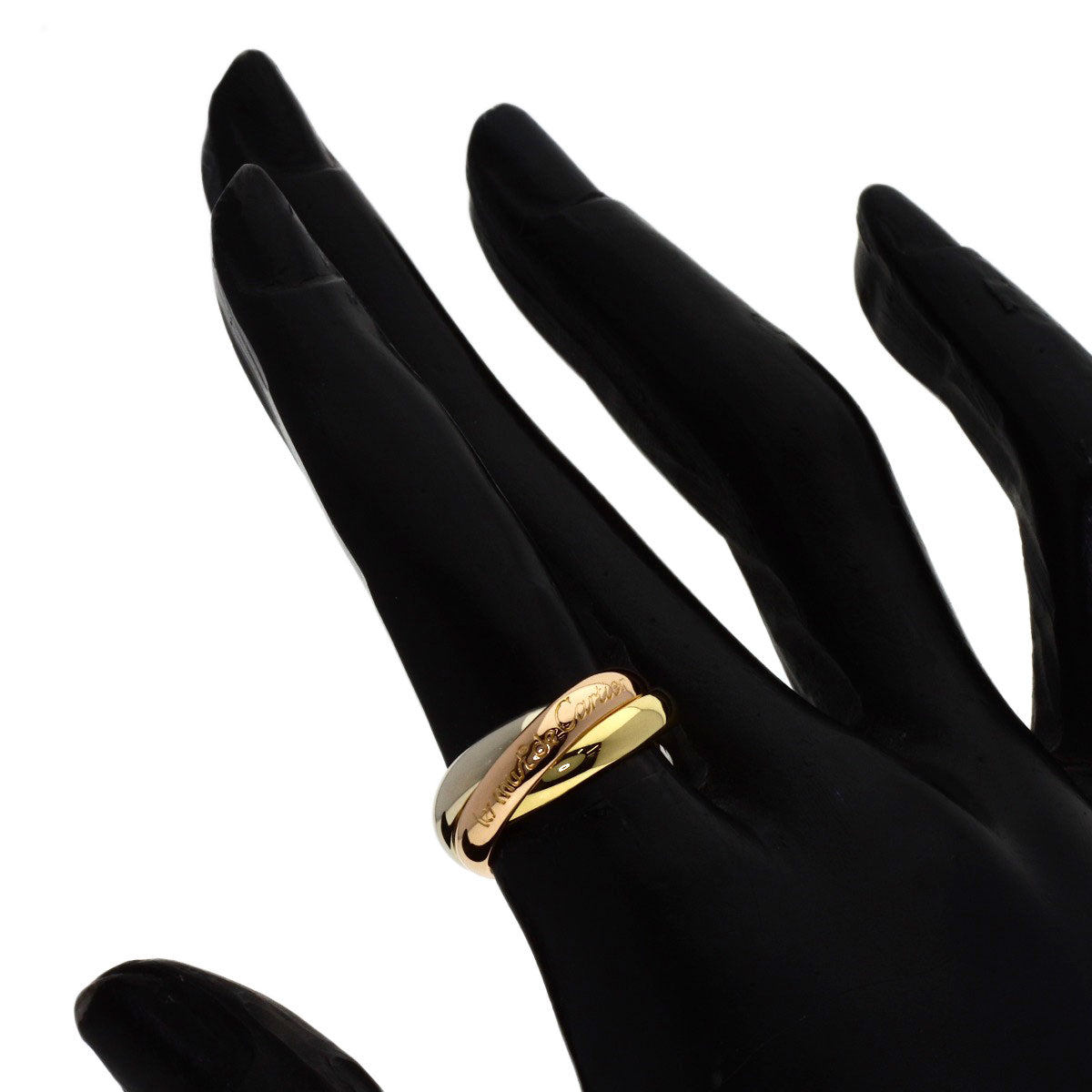 CARTIER Trinity #49 Ring K18 Yellow Gold K18 White GoldLadies [Used]