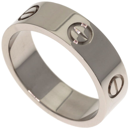 CARTIER love ring #57 Ring K18 White Gold Ladies [Used]