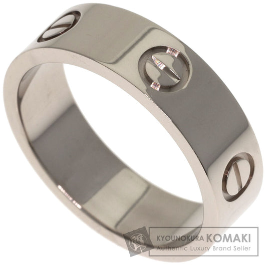 CARTIER love ring #57 Ring K18 White Gold Ladies [Used]