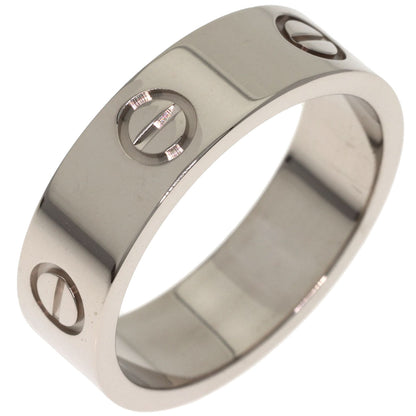 CARTIER love ring #57 Ring K18 White Gold Ladies [Used]