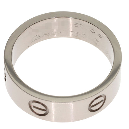 CARTIER love ring #57 Ring K18 White Gold Ladies [Used]