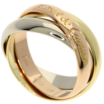 CARTIER 3 colors #49 Ring K18 Yellow Gold 18K Pink GoldLadies [Used]