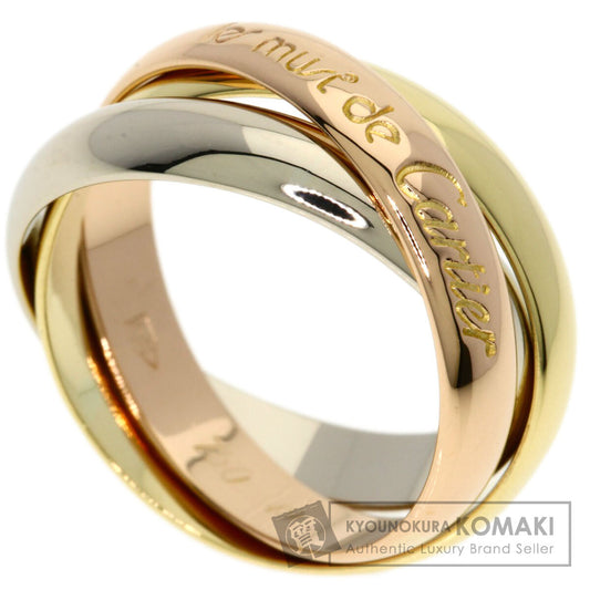 CARTIER 3 colors #49 Ring K18 Yellow Gold 18K Pink GoldLadies [Used]