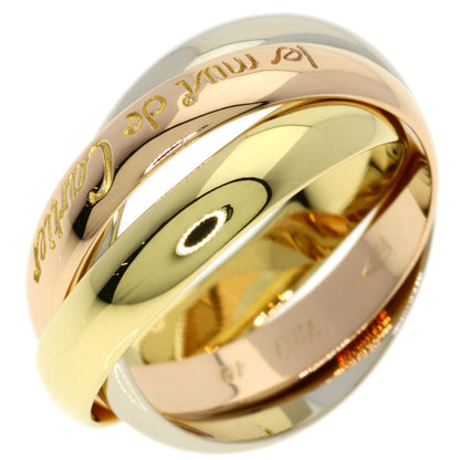 CARTIER 3 colors #49 Ring K18 Yellow Gold 18K Pink GoldLadies [Used]