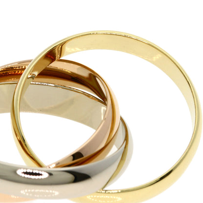 CARTIER 3 colors #49 Ring K18 Yellow Gold 18K Pink GoldLadies [Used]