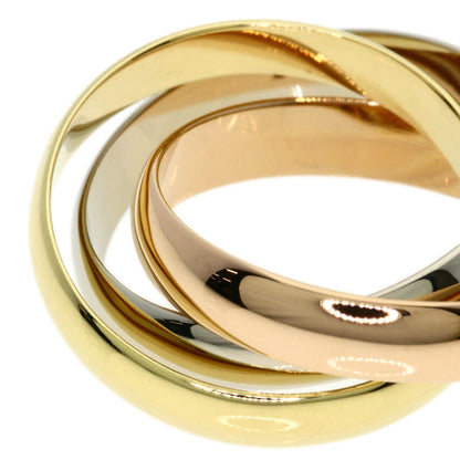 CARTIER 3 colors #49 Ring K18 Yellow Gold 18K Pink GoldLadies [Used]