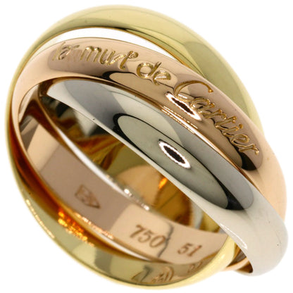 CARTIER Trinity #51 Ring K18 Pink Gold 18K Yellow GoldLadies [Used]