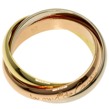 CARTIER Trinity #52 Ring K18 Yellow Gold K18 White GoldLadies [Used]