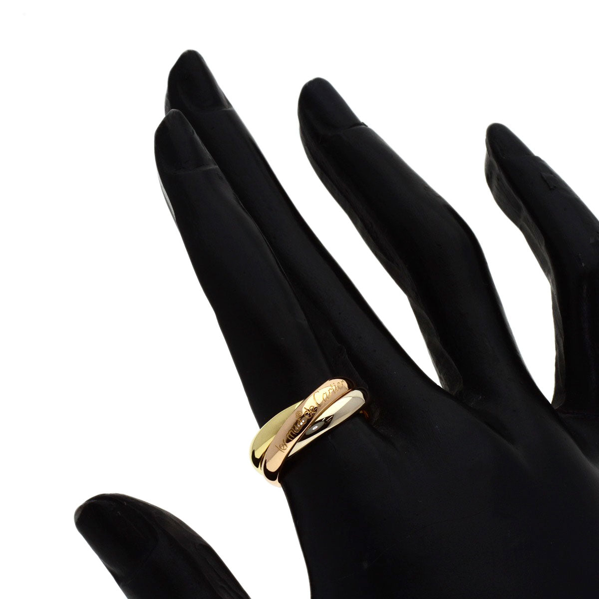 CARTIER Trinity #52 Ring K18 Yellow Gold K18 White GoldLadies [Used]