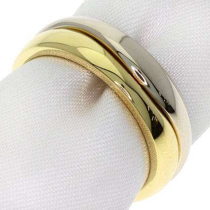 CARTIER Love milling # 52 Ring K18 Yellow Gold K18 White GoldLadies [Used]