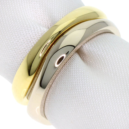 CARTIER Love milling # 52 Ring K18 Yellow Gold K18 White GoldLadies [Used]