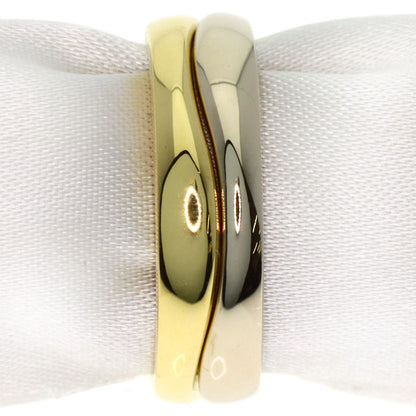 CARTIER Love milling # 52 Ring K18 Yellow Gold K18 White GoldLadies [Used]