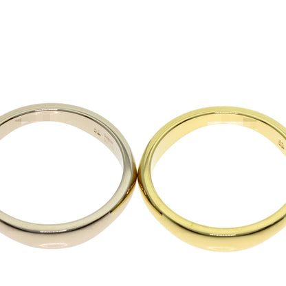 CARTIER Love milling # 52 Ring K18 Yellow Gold K18 White GoldLadies [Used]