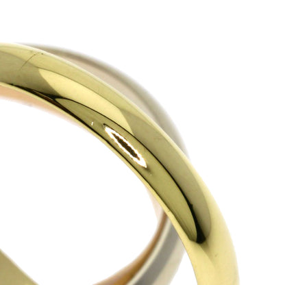CARTIER Trinity #60 Ring K18 Yellow Gold 18K Pink GoldLadies [Used]