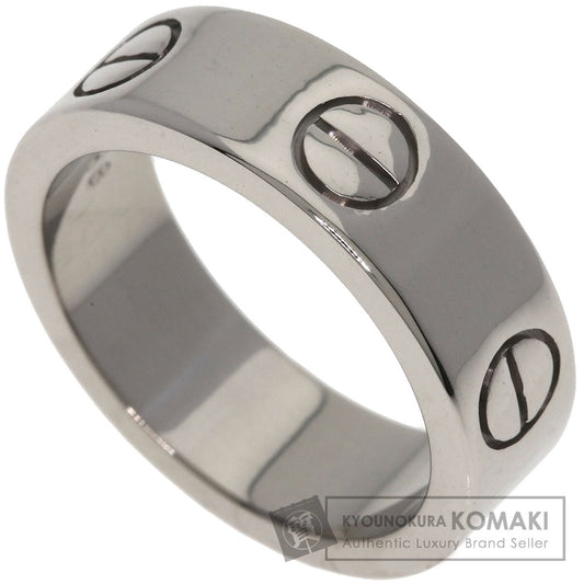 CARTIER love ring #48 Ring K18 White Gold Ladies [Used]