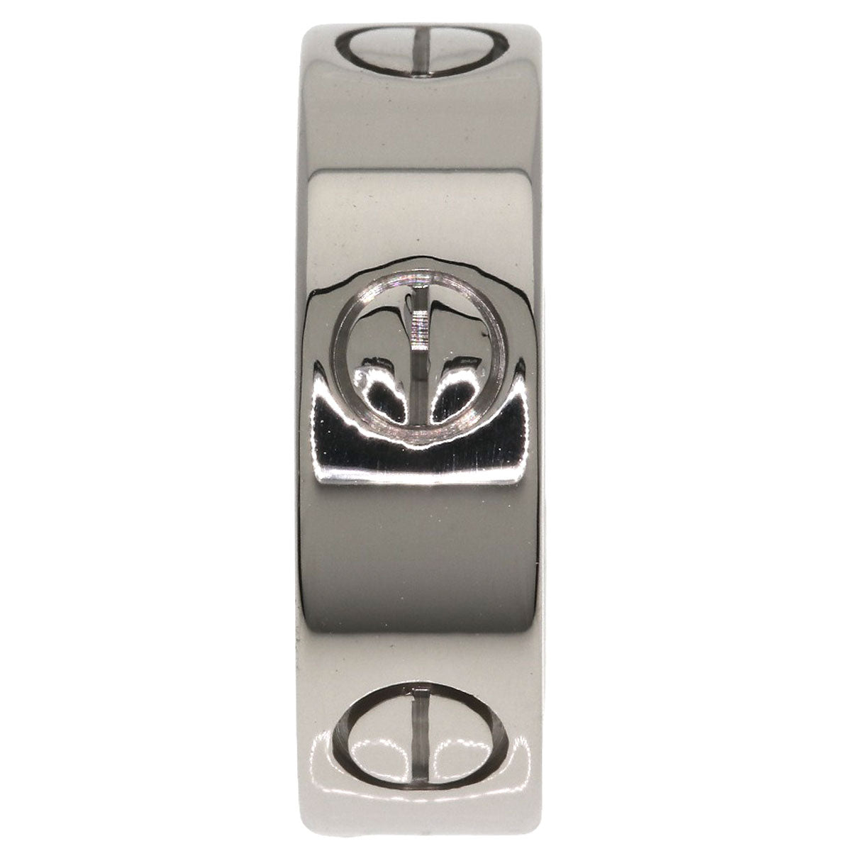 CARTIER love ring #48 Ring K18 White Gold Ladies [Used]
