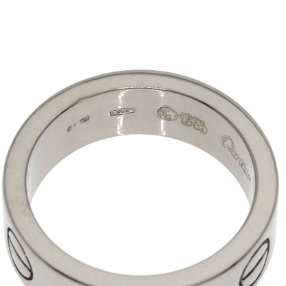 CARTIER love ring #48 Ring K18 White Gold Ladies [Used]