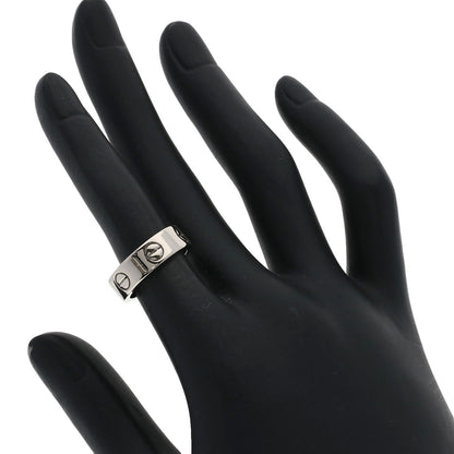 CARTIER love ring #48 Ring K18 White Gold Ladies [Used]
