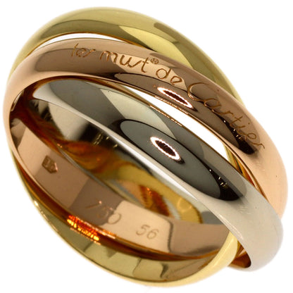 CARTIER Trinity #56 Ring K18 Yellow Gold K18 White GoldLadies [Used]