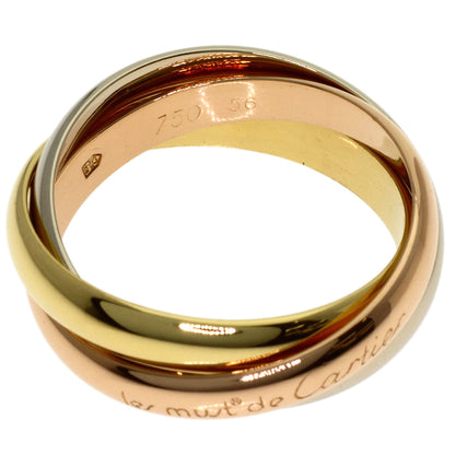 CARTIER Trinity #56 Ring K18 Yellow Gold K18 White GoldLadies [Used]