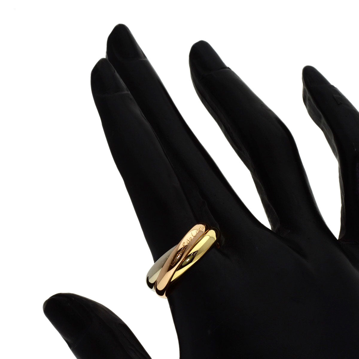 CARTIER Trinity #56 Ring K18 Yellow Gold K18 White GoldLadies [Used]