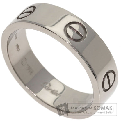 CARTIER love ring #61 Ring K18 White Gold Ladies [Used]