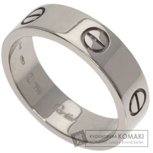 CARTIER love ring #61 Ring K18 White Gold Ladies [Used]