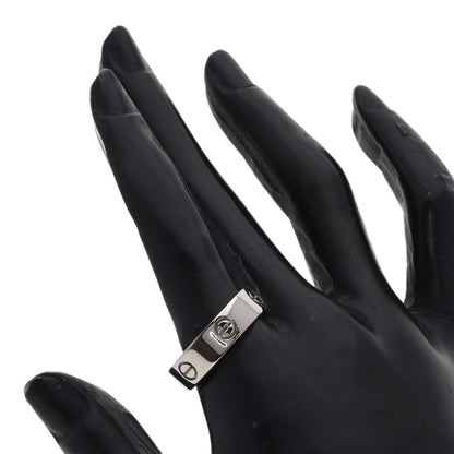 CARTIER love ring #61 Ring K18 White Gold Ladies [Used]
