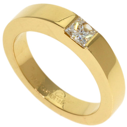 CARTIER Tank ring Diamond # 47 Ring K18 Yellow Gold Ladies [Used]