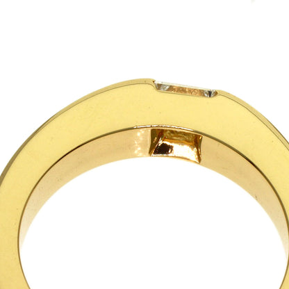 CARTIER Tank ring Diamond # 47 Ring K18 Yellow Gold Ladies [Used]
