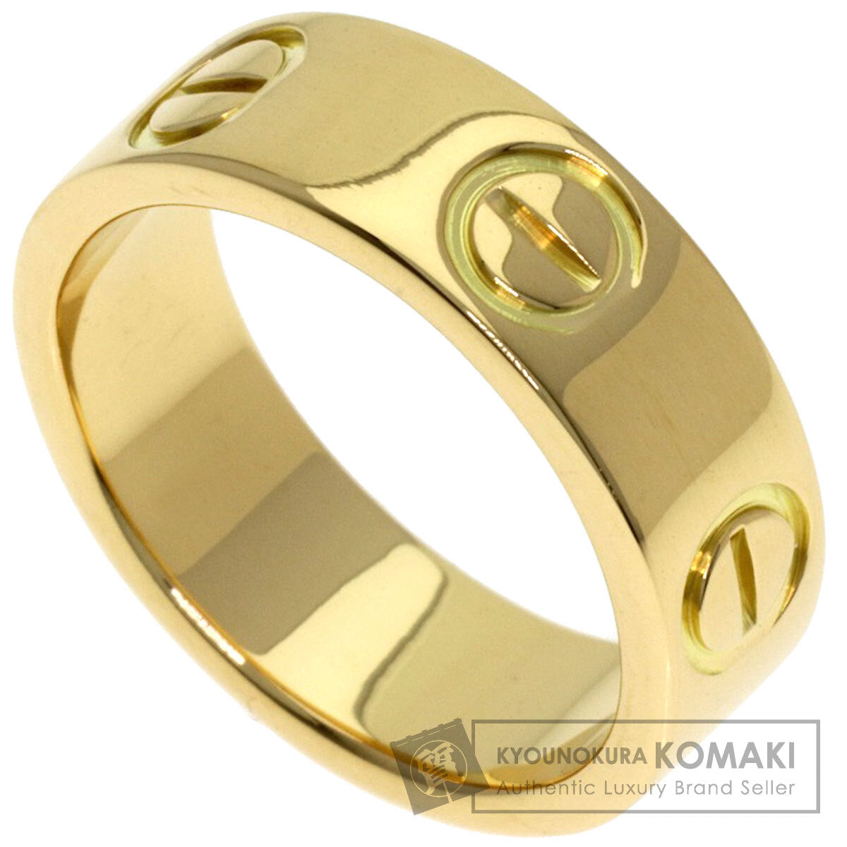 CARTIER love ring #46 Ring K18 Yellow Gold Ladies [Used]