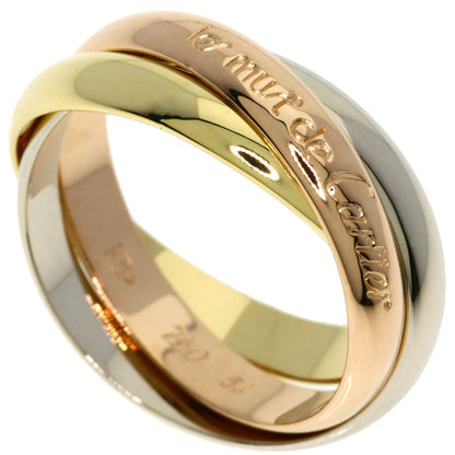 CARTIER Trinity #54 Ring K18 Yellow Gold 18K Pink GoldLadies [Used]