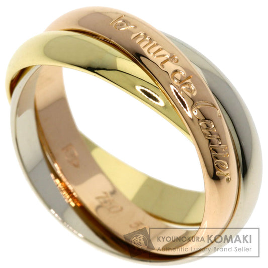 CARTIER Trinity #54 Ring K18 Yellow Gold 18K Pink GoldLadies [Used]