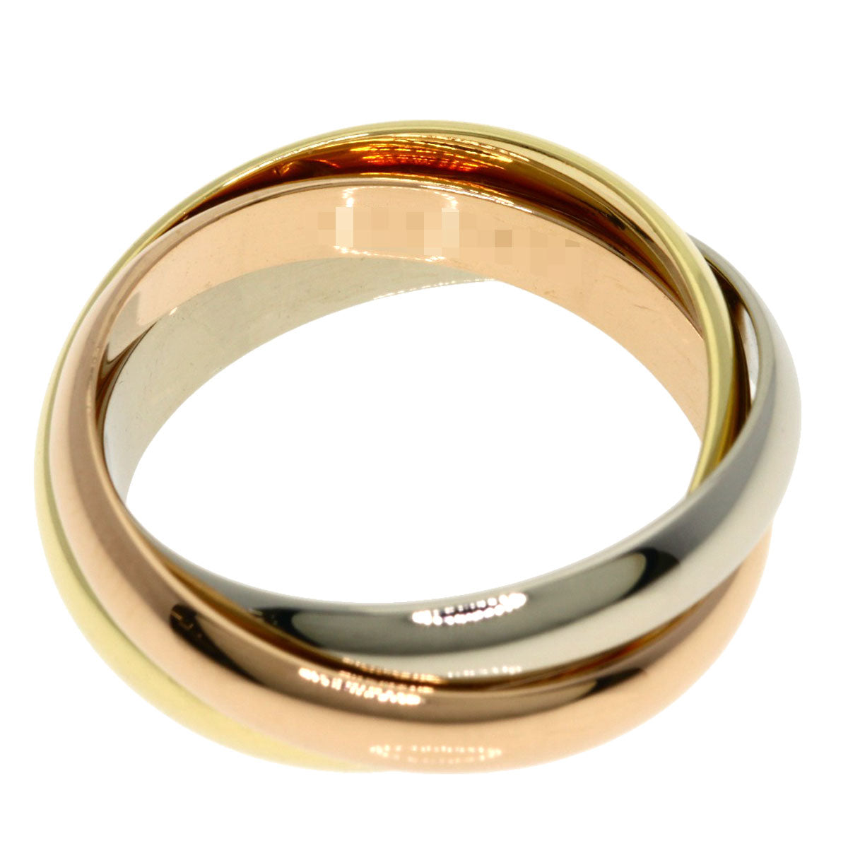CARTIER Trinity #54 Ring K18 Yellow Gold 18K Pink GoldLadies [Used]