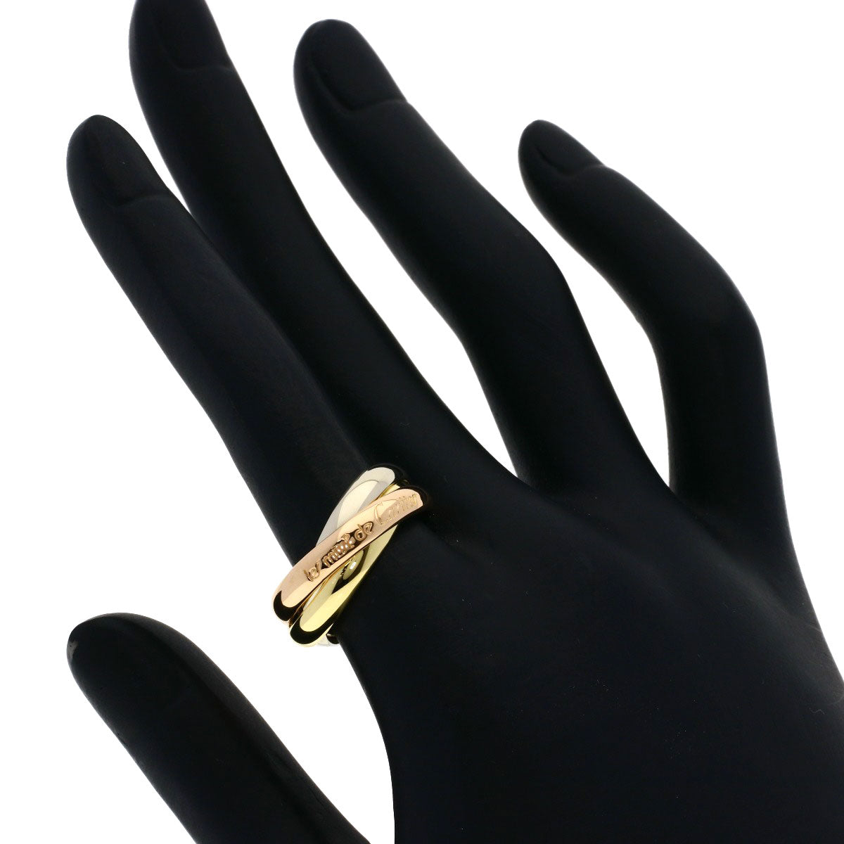 CARTIER Trinity #54 Ring K18 Yellow Gold 18K Pink GoldLadies [Used]