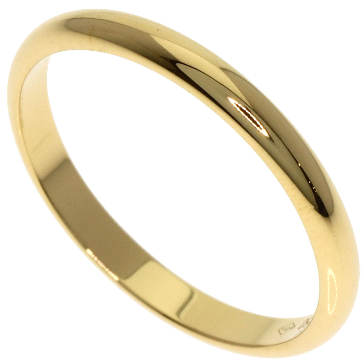 CARTIER Classic Wedding #56 Ring K18 Yellow Gold Ladies [Used]