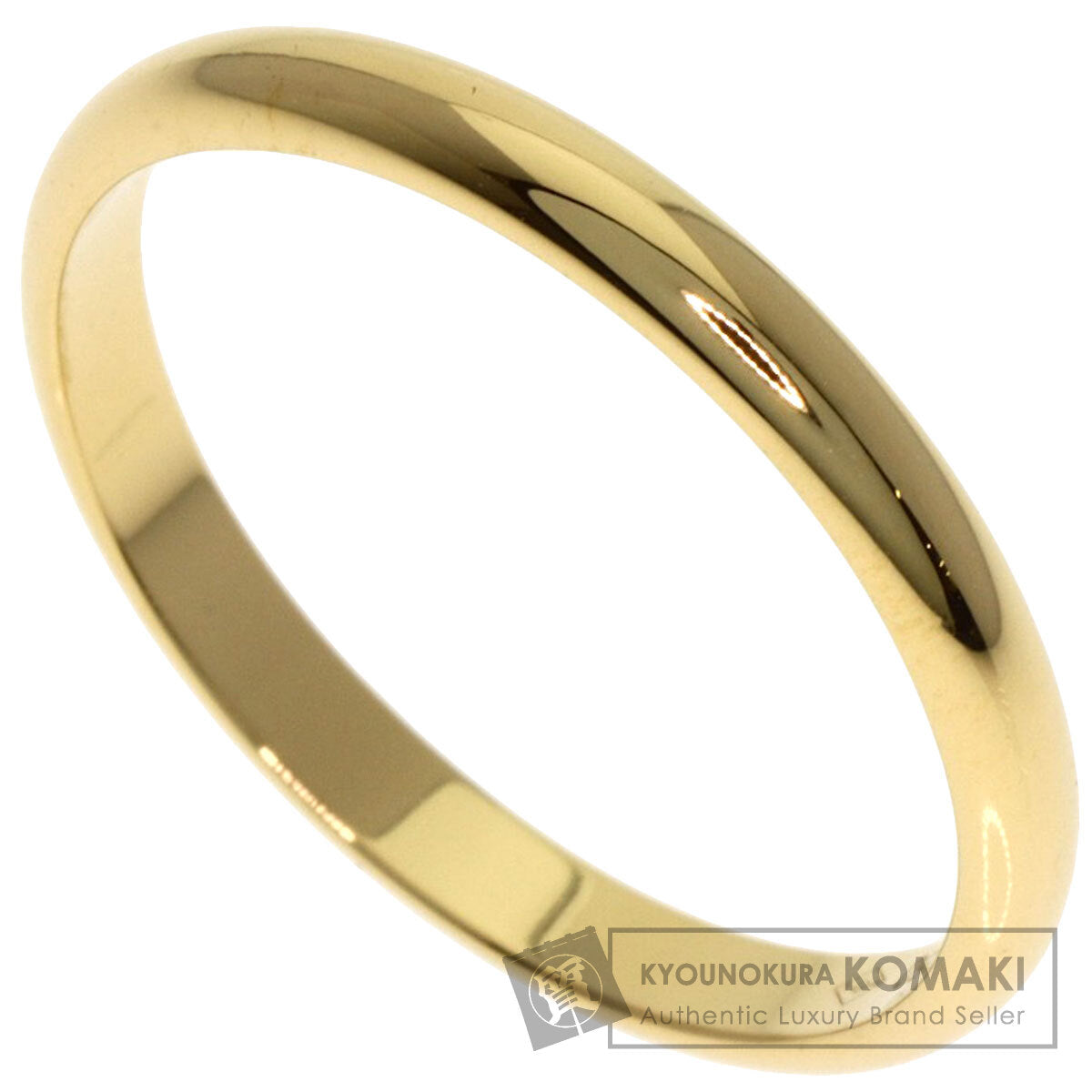 CARTIER Classic Wedding #56 Ring K18 Yellow Gold Ladies [Used]