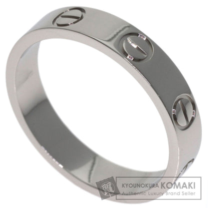 CARTIER Mini love ring #49 Ring Platinum PT950 Ladies [Used]