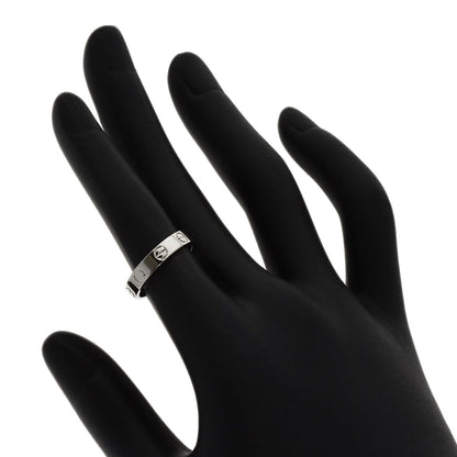 CARTIER Mini love ring #49 Ring Platinum PT950 Ladies [Used]