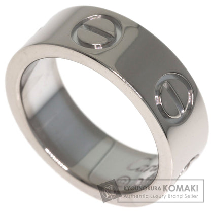 CARTIER love ring #42 Ring K18 White Gold Ladies [Used]