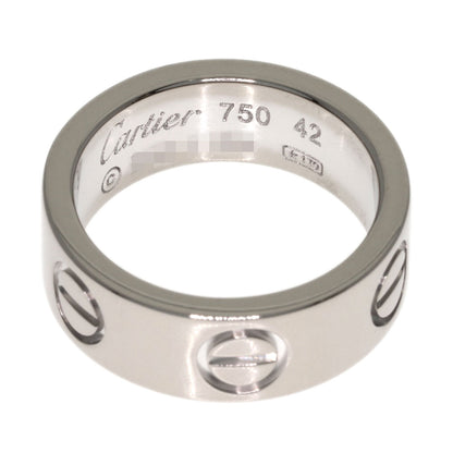 CARTIER love ring #42 Ring K18 White Gold Ladies [Used]