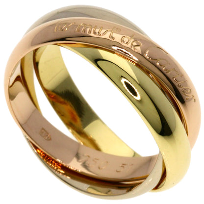 CARTIER Trinity #51 Ring K18 Yellow Gold K18 White GoldLadies [Used]