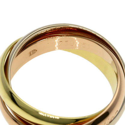 CARTIER Trinity #51 Ring K18 Yellow Gold K18 White GoldLadies [Used]