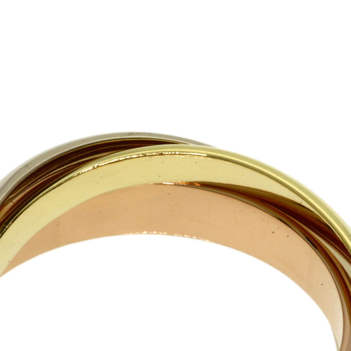 CARTIER Trinity #51 Ring K18 Yellow Gold K18 White GoldLadies [Used]