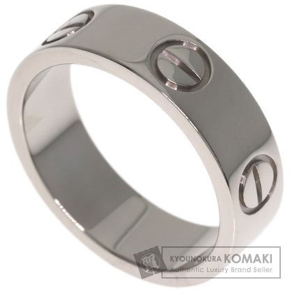 CARTIER love ring #51 Ring K18 White Gold Ladies [Used]
