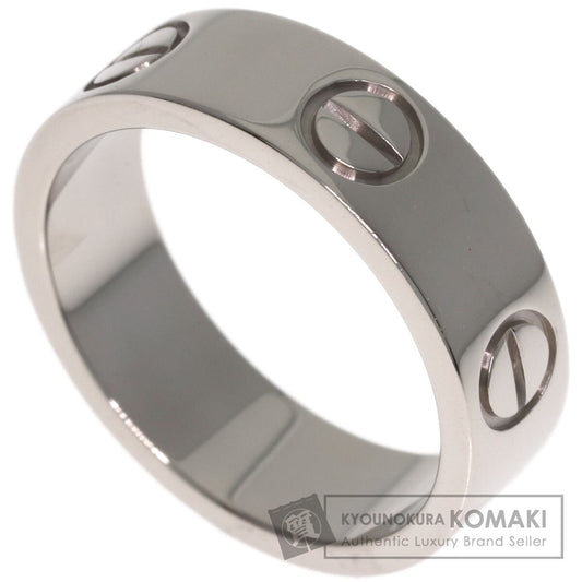 CARTIER love ring #51 Ring K18 White Gold Ladies [Used]