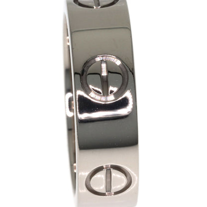 CARTIER love ring #51 Ring K18 White Gold Ladies [Used]